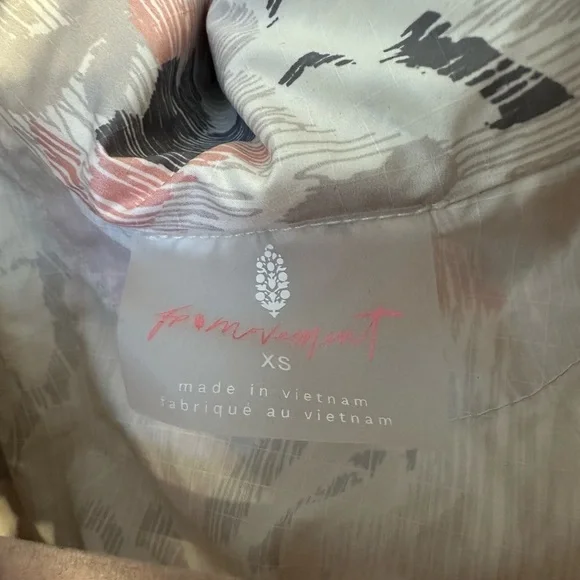 FP Movement by Free People Floral Vest - Pink, Gray, Cream - Picture 3 of 4